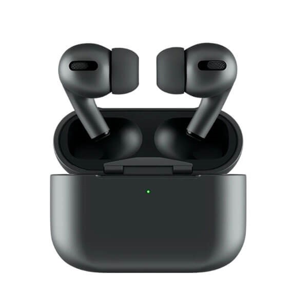 AirPods Pro (2nd Generation) wireless earbuds with white silicone ear tips and a compact MagSafe charging case, featuring a sleek and minimalist design, placed on a clean white background.