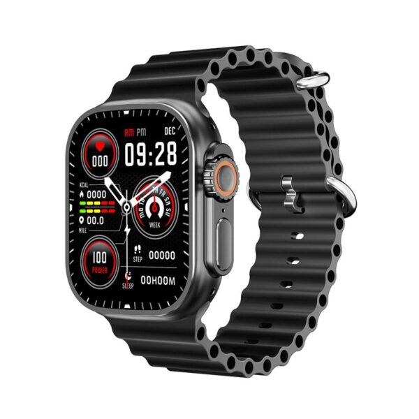 Smart Watch KW6 Ultra 2 with a sleek design, large touchscreen display, fitness tracking, heart rate monitor, and multiple sport modes, ideal for a modern and active lifestyle.