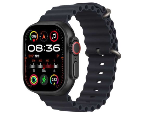 T900 Ultra 2 Smart Watch with a large touchscreen display, fitness tracking, heart rate monitoring, and multiple sport modes, offering advanced health features and sleek design for everyday use.