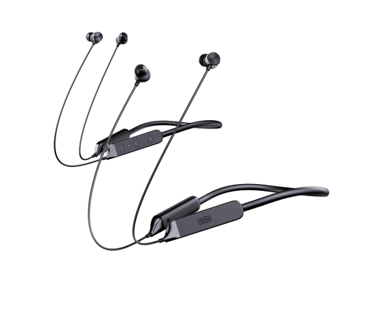 UiiSii N13 Neckband Bluetooth Earphone with ergonomic design, powerful bass, and noise isolation, offering wireless connectivity, long battery life, and comfortable fit for daily use and workouts.